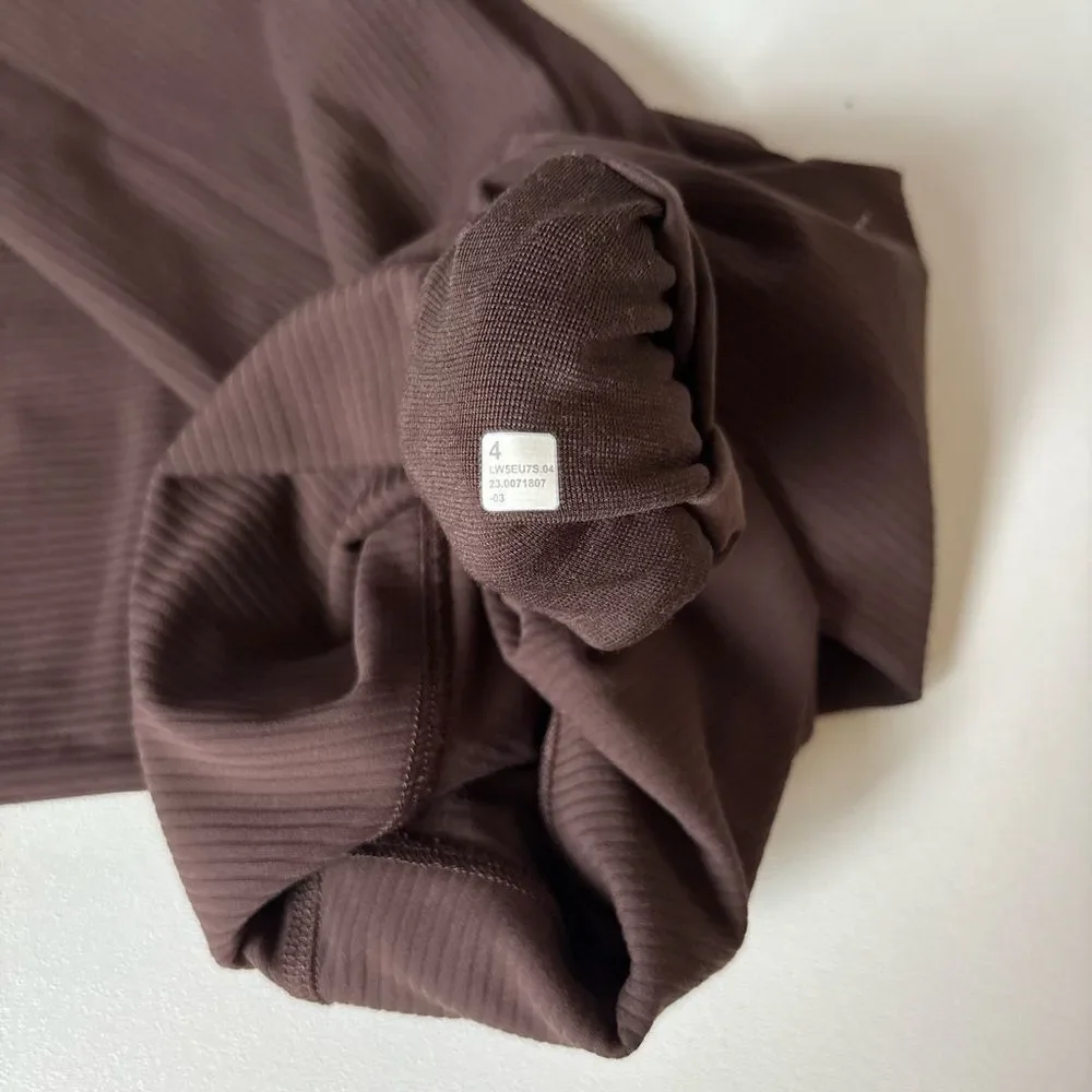 lululemon Align™ High-Rise Ribbed Pant 28” in Espresso Size 4 ~ excellent
